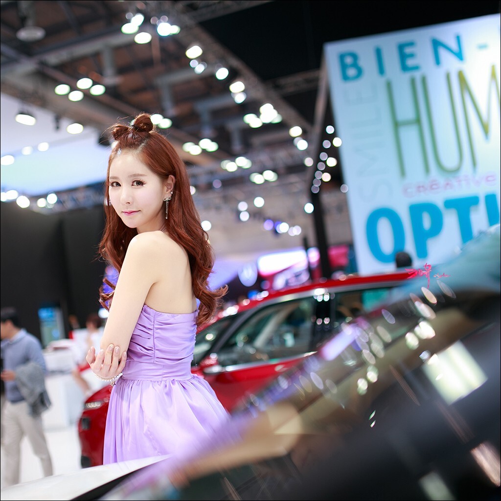 2015韩国国际车展靓丽车模Kim Ye Ha